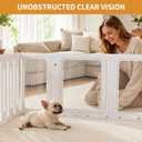 Acrylic Dog Playpen Indoor, Puppy Pens for Small Dogs & Puppies, 15 Panels