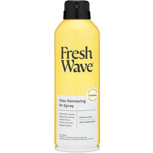 Fresh Wave Lemon Odor Eliminator Spray & Air Freshener, 8 oz. | Non-Aerosol, Fine Mist | Odor Absorbers | Safer Odor Relief | Natural Plant-Based Odor Eliminator | For Furniture, Fabrics & Trash