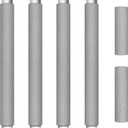 Refrigerator Door Handle Covers, Set of 6, Trimmable, Washable, Appliance Handle Covers, Fridge Door Handle Protector, Get Rid of Dirty Handprints. Timesaver, Kitchen Decor Accessories (Grey)
