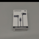 Pack of 2 USB C Headphones Earbuds for iPhone 16 15 Pro Max Samsung Galaxy S24 S23 Ultra S22 S21 S20, Stereo in Ear Metal Wired USB C Earphones Type C Headphones with Microphone for Google Pixel Oneplus