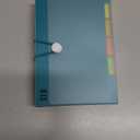 H4D 4x6 Index Card Case with 100 Heavyweight Ruled Index Cards and Dividers, Teal