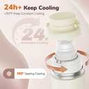 22oz Portable Breast Milk Cooler Bottle-Milk Cooler for Outdoor Travel, Keeps Fresh Cooling for 24+ Hours,Breastfeeding Essentials with 2pcs Bottle for Breastmilk Storage