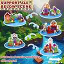 150PCS Magnetic Building Block Set for Kids - 3D Magnetic Tiles with Storage Box, BPA-Free ABS Plastic STEM Creative Construction Toys, Compatible with Major Brands, Educational Gift for Boys Girls 3+