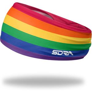 Suddora Rainbow Headbands for Costume, Workout, Sports, Pride Parade