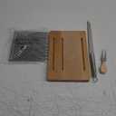 Wooden Bread Slicer for Homemade Bread, Bread Boards with Adjustable Width, Stainless Steel Slicing Guide & Beechwood Board, Foldable Bread Cutter for Bread Cake Toast Sourdough Rounds Bagels