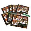 Bulk African History Educational Reference Card Set - 6 Unique Squares