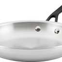 KitchenAid 5-Ply Clad Polished Stainless Steel Frying Pan/Skillet, 10 Inch - Stainless Steel