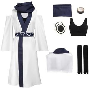 C-ZOFEK Women Anime Cosplay US Size Costume Kimono with Underclothes Socks Female Version Size L