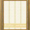 VIOLABBEY 8x10 Picture Frame Gold, Vintage Photo Frames Ornate without Mat for Tabletop or Wall Hanging