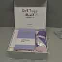 Loving Hue Chemo Care Package, Cancer Care Gifts for Women with Blanket, Socks, Journal, Tumbler (Purple)