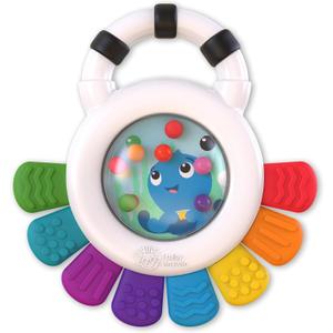 Baby Einstein Outstanding Opus The Octopus Sensory Rattle & Teether Multi-Use Toy, BPA Free & Chillable, 3 Months & up, Multicolored, Opus Rattle & Teether
