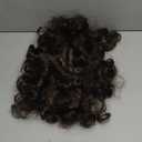 Long Brown 1920s Wig for Women Gatsby roaring 20s Finger Wave Party Synthetic Full Vintage Wigs for Womens Lady Cosplay Costume Fancy Dress 1920 Flapper Wig