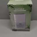 Dehumidifier, 60 OZ Water Tank, Dehumidifiers for Home, 500 sq. ft. Dehumidifier for Basement Bathroom Bedroom with Auto Shut Off, 7 Colors LED Light, Quiet Dehumidifiers with Sleep Mode (White)