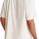 Alimens & Gentle Mens Linen Shirts Cotton Hawaiian Shirts Short Sleeve Button Down Shirts Casual Summer Beach Tops (4X-Large, A-creamy White)