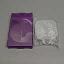 Mocado Compact Travel Makeup Mirror, 1X/30X Magnifying Mirror with Light, Double Sides Compact Mirror with 3 Color Light, Dimmable Handheld Mirror, Rechargeable Travel for Purse,Pocket(White)