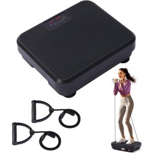 Vibration Plate Machine, Vibrating Plate for Lymphatic Drainage, Compact Vibration Plate Exercise Machine, Mini Lymphatic Drainage Massager for Home Exercising, 999 Speeds, 400LBS