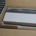 3 Tier Bookshelf 47.24" Width, Wood and Metal Etagere Bookcase, Vintage Farmhouse Modern Wooden Large Book Shelf for Home Living Room Bedroom Office Storage(Rustic Brown)