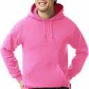 Gildan Adult Fleece Hoodie Sweatshirt, Style G18500, Multipack (X-Large) Pink