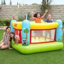 Fisher-Price Bouncetastic Inflatable Bouncer | Indoor and Outdoor Bounce House for Kids | Great for Ages 3+, 69 inches x 68 inches x 53 inches