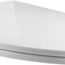 Woodbridge Toilet Seat with Cover, White, Slow-Close, Quick-Release for Easy Cleaning.Seat-03