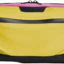 Leaper Small Crossbody Bags for Women Lightweight Fanny Packs with Adjustable Shoulder Strap - Water-resistant Nylon Sling Bag for Men - Fashion Cross Purse for Travel Everyday-Yellow & Purple