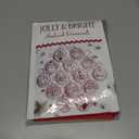 12 Pcs Christmas Embroidery Kit,Hand Embroidered Christmas Ornament Kit,Cross Stitch Kits - DIY Embroidery Kit for Adults Beginners with Easy Instructions(Green)