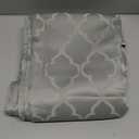 Jacquard Tablecloth Flower Pattern Polyester Table Cloth Spill Proof Dust-Proof Wrinkle Resistant Table Cover for Kitchen Dining Tabletop Decoration (Rectangle/Oblong, 60" x 102" (8-10 Seats),Gray) (Grey)