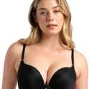Smart & Sexy Womens Maximum Cleavage Underwire Push Up Bra (Black)