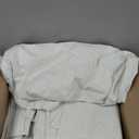 Living Room Curtains 84 Inches Long Faux Linen Darkening Curtain for Bedroom Boho Burlap Full Blackout Soundproof Thermal Insulated Drapes for Nursery Room Divider 52x84 Length 2 Panel Ivory Off White