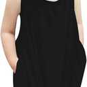 Backless Strap Slouch Jumpsuit for Toddler Girls Cute Harem Halter Romper Pants with Pockets (Black)
