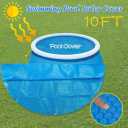 Solar Round Pool Covers Blankets, Solar Heating, Blue, 10 Ft, Round, Pool Cover