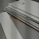 Bamboo Desk Organizer Mail Holder Countertop Letter Tray File Organizer for Desk Letter Sorter Paper File Storage for School Home Office Supplies (Large, White)