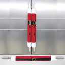 DAYLIPILLOW Christmas Santa Claus Refrigerator Door Handle Covers,Keep Your Kitchen Appliance Clean from Smudges, Fingertips, Drips, Food Stains, Perfect for Dishwashers