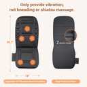 CARSHION Back Massager with Heat,Heated Seat Cover Cushion with 5 Vibrating Massage Nodes Chair Pad for Pain Relief Home Office Use