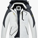 Pdbokew Women's Skiing Snowboarding Jackets Fleece Hood Mountain Snow Coat Size Medium