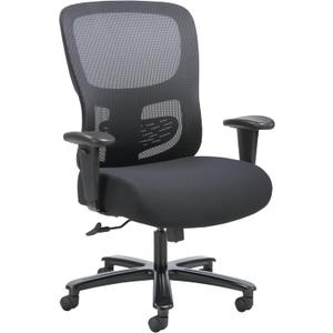 HON Sadie Big And Tall Office Chair, Ergonomic Desk Chair With Mesh Back, Lumbar Support, 350 Lb Max, Black