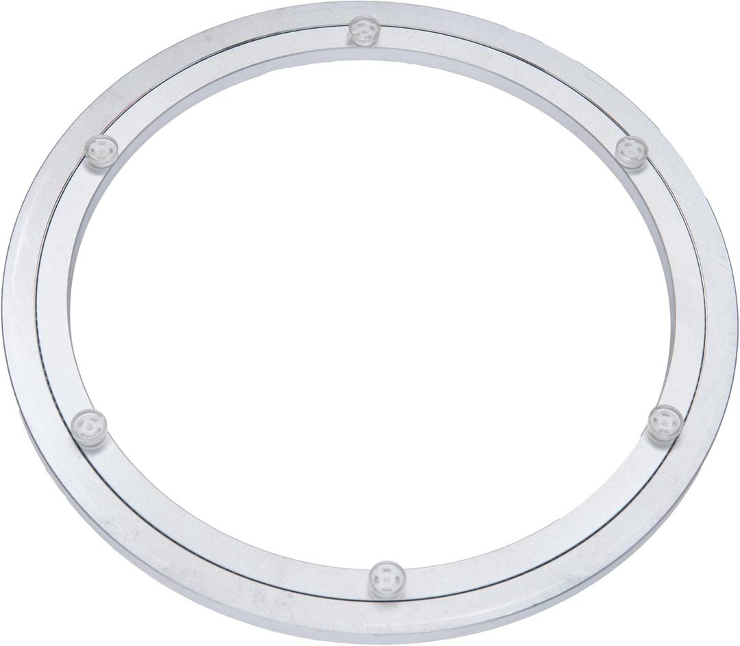 Aluminum Heavy Duty Lazy Susan Rotating Turntable Bearing Swivel Plate Hardware for Dining-Table (14 inch)