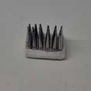 Set of 24, 14 mm x 1.5 Wheel Spike Lug Nuts, M14x1.5 Conical Bulge Seat, Closed End Spiked Lug Nuts with 1 Socket Key for Silverado Sierra 1500Aftermarket Wheel (Chrome)