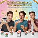 2 x Stocking Stuffer for Teen Girls & Boys  Funny Affirmation Jar with 60 Cards  Gag Gift for Christmas, White Elephant, Birthday, or Stress Relief  Dumpster Fire Emotional Support Jar for Women