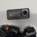 4K 3 Channel Dash Cam with 64GB Card, 4K+1080P+1440P Dash Cam Front and Rear Inside, Dash Camera for Cars with, Loop Recording, Motion Detection, 24H Parking Mode, Super Night Vision