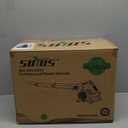 Cordless Leaf Blower & Vacuum SOYUS 3in1 Leaf Vacuum Mulcher 40V 360CFM 5 Speeds Brushless Battery Operated Leaf Blower for Lawn Care with 45L Bag 2 x 4.0Ah Battery and Charger Included