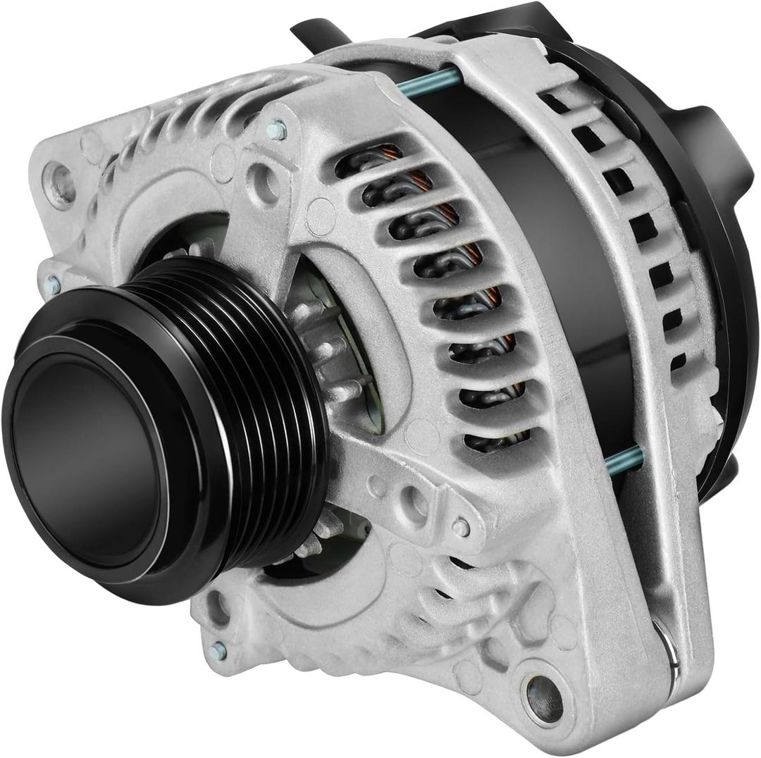 SCITOO New Alternator Fits for Honda for Pilot 2012-2015,for Odyssey 2011-2013,for Ridgeline 2012-2014,3.5L 3471CC V6,130A High-output CW 6-Groove,Replace OE 104210-1240 31100-RV0-A01 11573 290-5582