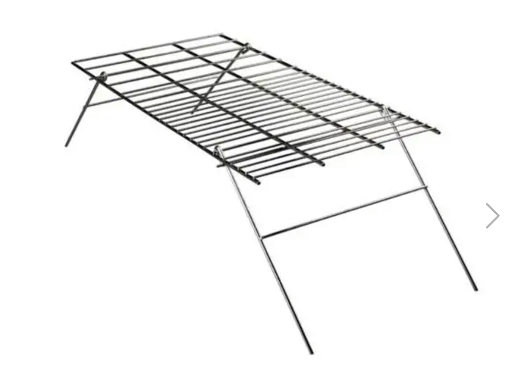 Coleman 24" x 12" Deluxe Camp Grill Campfire Grill Folds Flat..