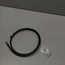 RG6 Coaxial Cable, 3FT 6FT 10FT 15FT 25FT 50FT 100FT Coax Cable Cord with Gold F-Type Connector, High Speed Internet, Digital TV Aerial for HDTV, Satellite, Antenna, Modem with Extender- 3ft (Black)