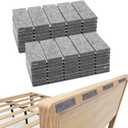 2 x Wall Protector from Furniture, 80 PCS Headboard Stoppers for Wall, Self Adhesive Furniture Pads Protect The Wall from Banging, Suitable for Bedside, Cabinet, Chair Legs, Sofa