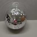 Alytimes Mirror Disco Ball - 8-Inch Cool and Fun Silver Hanging Party Disco Ball Big Party Decorations, Party Design