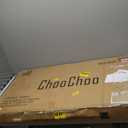 ChooChoo Oxford Coffee Table with Thicker Legs, Espresso Wood Coffee Table with Storage for Living Room 40 inches