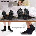 Ozaiic Non Slip Socks Grip for Yoga Home Workout Pure Barre, Pilates, Hospital, Ideal Cushion Socks for Men and Women