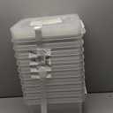 Classic 10 Clear Plastic Storage Boxes, 8L/8.5QT BPA-Free Stackable and Nestable Container with Secure Lid, Swedish Made Plastic Bins for Organization, L13.39 x W9.84 x H6.3-10 Pack
