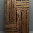 Utoplike Teak Wood Bath Mat, 32 x 20 inch Large Wooden Shower Mat for Bathroom, Non Slip Wood Floor Sturdy Mat for Inside Shower Luxury Spa Home or Outdoor